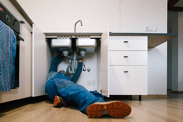 Professional Drain Cleaning technician working in Mansfield, GA